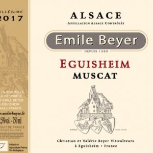 Domaine Emile Beyer - Muscat Eguisheim 2017