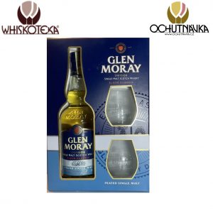 Glen Moray - Peated Single Malt Dárkový Box + 2 skleničky