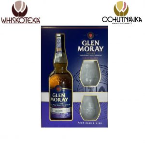 Glen Moray - Chardonnay Cask Dárkový Box + 2 skleničky